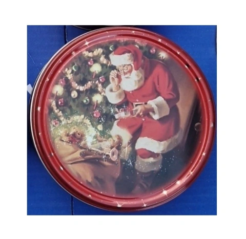 Печиво вершкове Новорічне Cвяткове Jacobsens Bakery Delicious Danish Cookies Santa Magic Mini Якобсенс Санта Бокс 150г