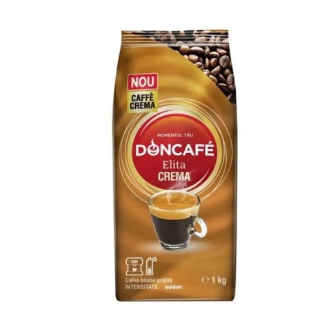 Кава в зернах Doncafe Elita Crema Momentul Tau Intensive Донкафе Крема мікс Арабіки Робусти Міцна 1кг