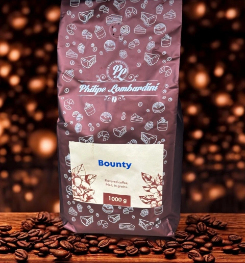 Кава в зернах Philipe Lombardini Bounty Філіп Ломбардіні з ароматом баунті Кокоса мікс робусти та арабіки 1000г