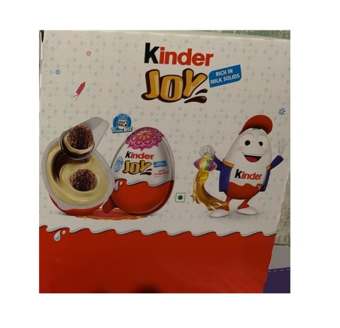 Шоколадне Яйце з Іграшкою Kinder Joy Surprise Rich in Milk solids Girl Кіндер Джой Подвійне шоколадна кулька в молочному кремі 20г