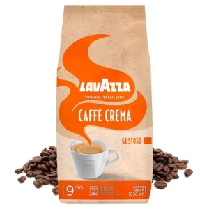 Кава зернова Lavazza Caffe Crema Gustoso Лавацца Крема Густозо купаж Арабіки та Робусти 1000г