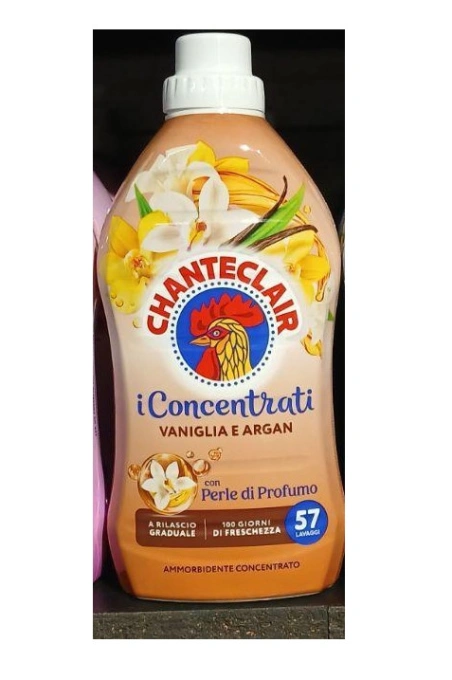 Помякшувач для білизни Парфумований ChanteClair iConcentrati Vaniglia Argan Perle Profumo Шантеклер Універсальний Ваніль 57прань