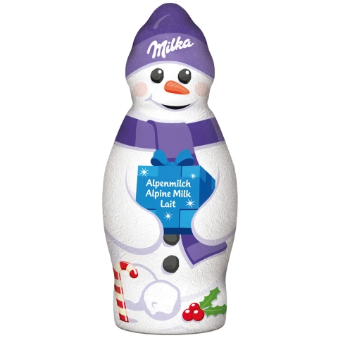 Новогодній подарунок milka milka сніговичок 50 г