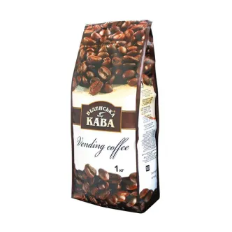 Кава в зернах Віденська кава Vending Coffee Купаж арабіки та Робусти Пакет 1000г