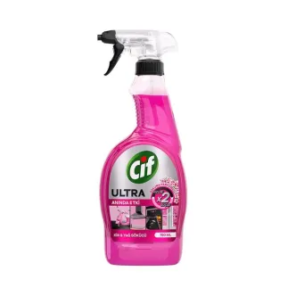 Універсальний знежирювач для кухні Cпрей Cif Ultra Sakura Parfume Сіф ультра аромат квіти Сакури 750мл