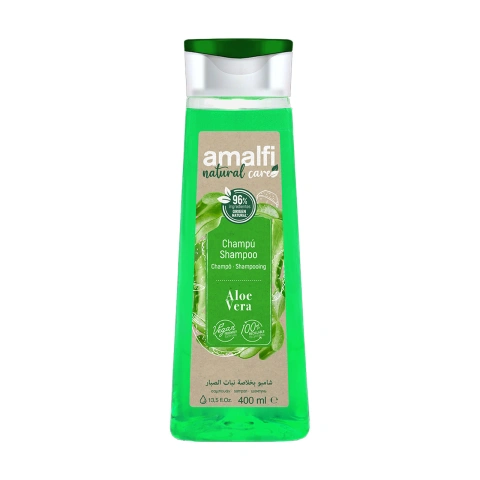 Шампунь для Волосся щоденний Amalfi Natural Care Aloe Vera 96% Origen Амалфі зволоження та відновлення Алое Вера 400мл