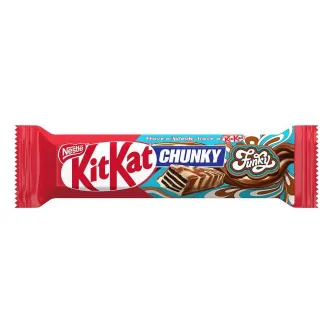 Вафлі Шоколадні батончик KitKat Chunky Funky Have a Break Cocoa КітКат Чанкі Фанкі Сендвіч шоколадний Бар з Какао кремом 40г