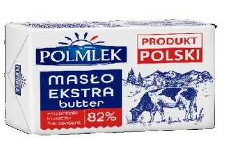 Масло вершкове Polmlek Maslo Extra Butter 82% Полмлек Екстра Брусок 200г