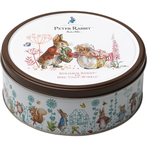 Печиво Cвяткове Jacobsens Bakery Peter Rabbit Benjamin Bunny&Mrs Tiggy-Winkle Brown Кролик Пітер з шоколадною крихтою жб Бокс 150г