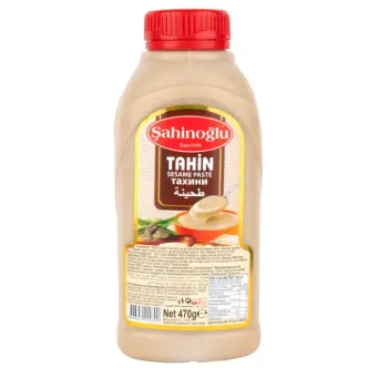 Соус дієтичний Тахіні Кунжутна паста Sahinoglu Tahin Sesame Paste 100% Сезам фітнес паста без цукру 470г