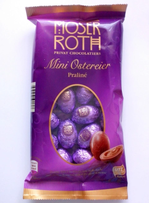 Шоколадні кульки Moser з праліне moser roth mini chocoladenkugeln praline 150г