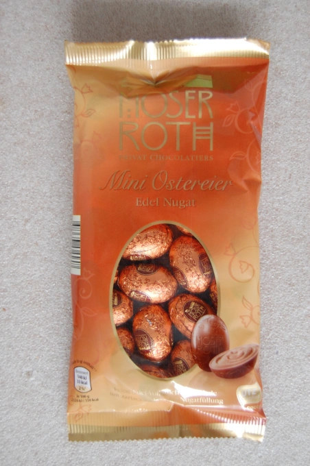 Шоколадні кульки Moser з праліне moser roth mini chocoladenkugeln edel nugat, 150 г.
