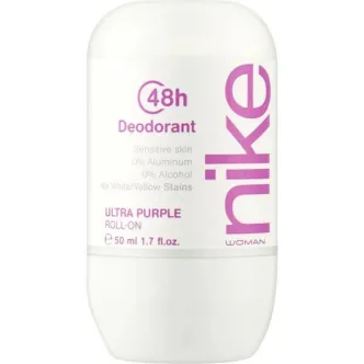 Дезодорант Шариковий Nike Woman Ultra Purple 48H Deodorant Sensitive Roll‑On Найк ультра фіолет без алюмінію Ролл-Он Сенсітів 50мл