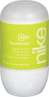Дезодорант Шариковий Nike Woman Yummy Musk 48H Deodorant Sensitive Roll‑On Найк Солодкий мускус без алюмінію Рол-Он Сенсітів 50мл