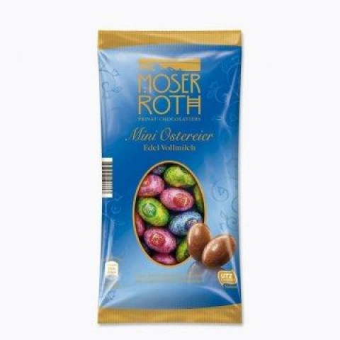 Шоколадні кульки Moser moser roth mini chocoladenkugeln edel vollmilch, 150 г.