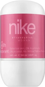 Дезодорант Шариковий Nike Woman Trandy Pink 48H Deodorant Sensitive Roll‑On Найк Модний Пінк без алюмінію Ролл-Он Сенсітів 50мл