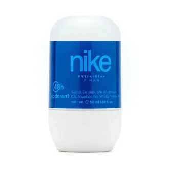 Дезодорант Шариковий Nike Man ViralBlue 48H Deodorant Sensitive Roll‑On Найк Вірусний Синій без алюмінію Рол-Он Сенсітів 50мл