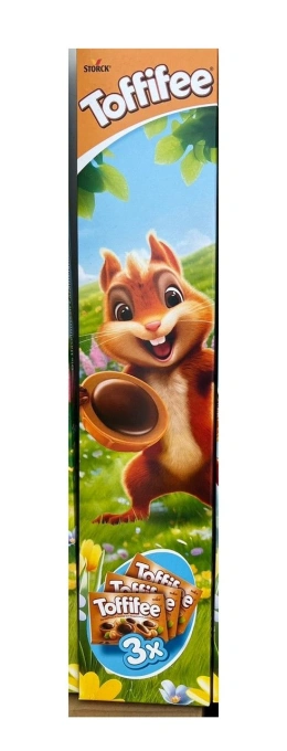 Набір цукерки в Великій коробці Великодні Stork Toffifee 3x Chipmunk Тофіфе висока 3х-коробки в Одній Бурундук 375г