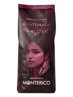 Кава в зернах Monterico Guatemala Premium Coffee 100% Arabica Монтеріко Гватемала Преміум Арабіка Пакет з клапаном 1000г