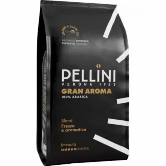 Кава в зернах Pellini Verona Gran Aroma Arabica Blend Fresco Aromatico Пелліні Верона Арома Пакет 1000г