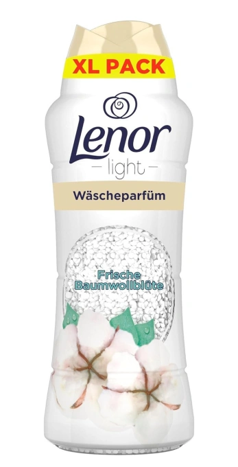Кондиціонер для прання Парфумований Гранули Lenor Light Perfume Baumwollblute XL Pack Ленор ароматичні перлини Квіти бавовни 510г
