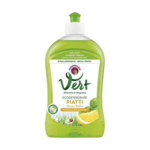 Засіб для миття Посуду Екологічний ChanteClair Vert Ecodetergente Piatti Lime&Zenzero Шантеклер Верт Зелені Тарілки 500мл