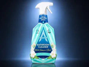 Засіб очистки Ванної Спрей Astonish Bathroom cleaner with natural Oil Астоніш відкладень Мила Води вапняного Нальоту Жасмін 750мл