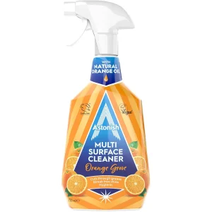 Засіб очистки Мульти поверхонь Універсальний Спрей Astonish Multi surface natural Oils Orange Grove Астоніш Антижир Апельсин 750мл