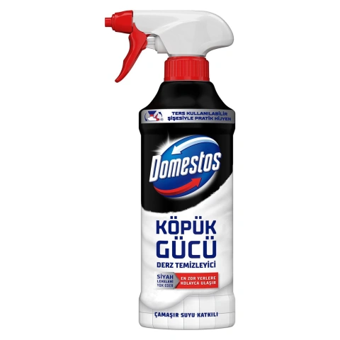 Засіб для чищення Швів кераміки Ванни Туалету Спрей Domestos Derz Temizleyici katk Доместос Сила піни з хлорним відбілювачем 450мл