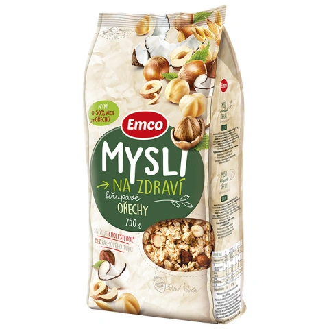 Мюслі Emco з горіхами 750г