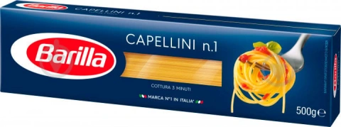 Спагеті barilla Barilla no1 capellini, 500 г (макарони)