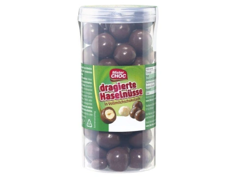 Фундук у Mister Choc молочному шоколаді — містер шок. mister choc dragierte haselnusse. 200 г