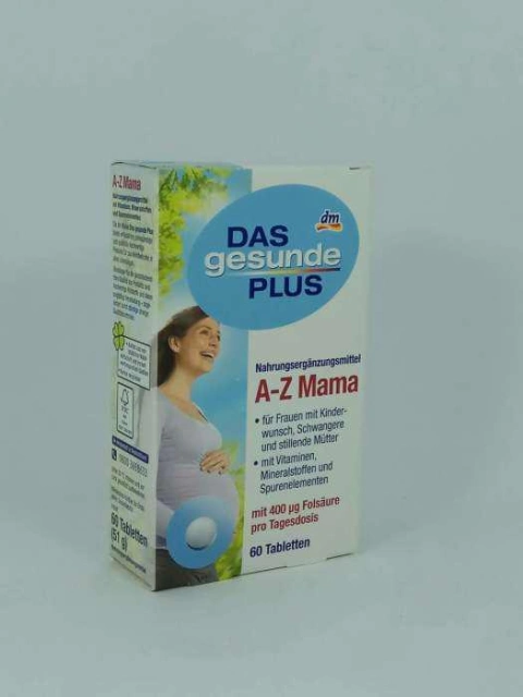 Вітамінний комплекс для вагітних denk mit das gesunde plus a-z mama 60 шт.