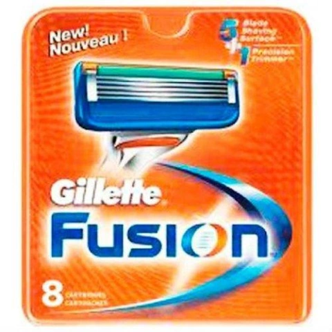 Леза для верстатів gillette Gillette fusion 8 шт.