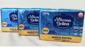 Масло вершкове 82% Mleczna Dolina Maslo Ekstra Млечна долина Екстра 200г
