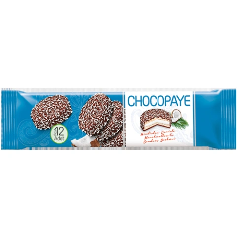 Печиво сендвіч Chocopaye  із шоколадною глазур'ю chocopaye кокос 216 г туреччина