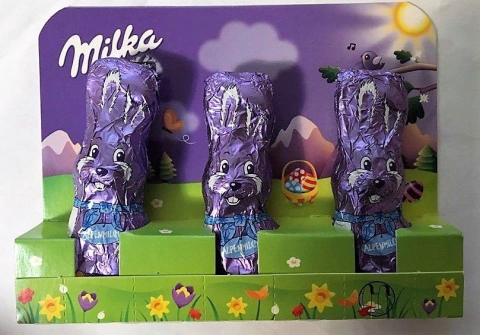 Шоколад milka Milka набір шоколадний заєць (3 шт.) 3*15g