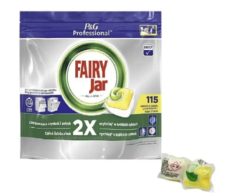 Капсули для посудомийної машини Fairy&Jar All in One Lemon Фейрі плюс Яр Лимон 115шт