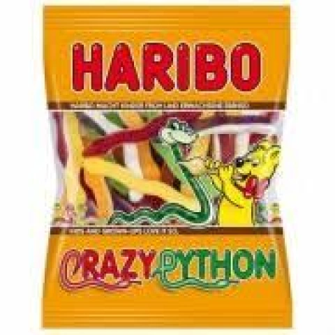 Желейні цукерки Haribo різнобарвні пітони харибо haribo 175 г.