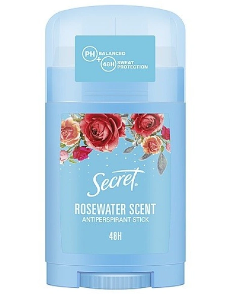 Кремовий дезодорант антиперспірант ​Secret rosewater scent 40мл