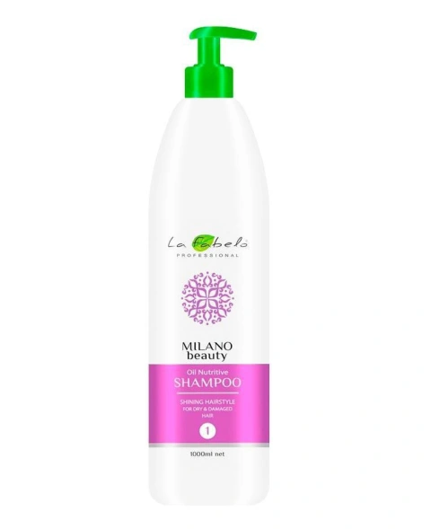 Шампунь для сухого волосся, La Fabelo 1 л, la fabelo milano beauty oil nutritive