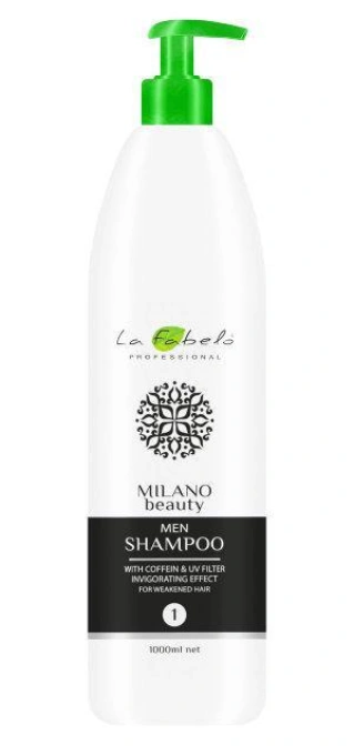 Чоловічий шампунь для волосся La Fabelo professional milano beauty men 1000мл