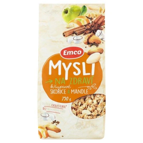 Мюслі Emco mysli skorice a mandle 750г