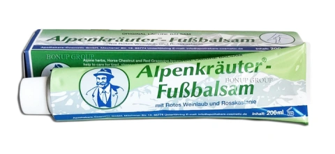 Бальзам з екстрактом кінського каштана Alpa alpenkrauter fubalsam 200мл