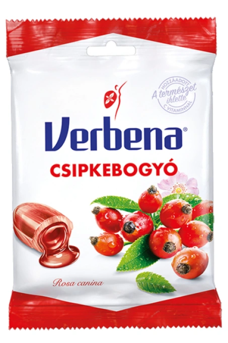 Льодяники Verbena з екстрактом шипшини та вітаміном C 60г