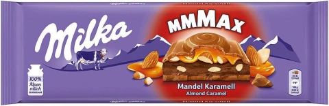 Шоколад milka Milka mandel karamell mmmax (мілка карамель) 300 г. швейцарія