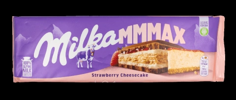 Шоколад Milka strawberry cheesecake 300г