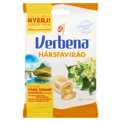 Льодяники Verbena зі смаком липи 60г