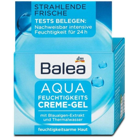 Balea aqua feuchtigkeitscreme-gel крем аква зволожувальний для шкіри обличчя 50 мл.