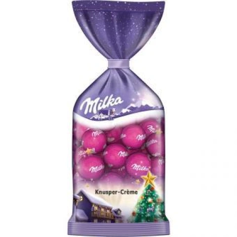 Milka різдвяні кульки хрусткі вершки 100 г